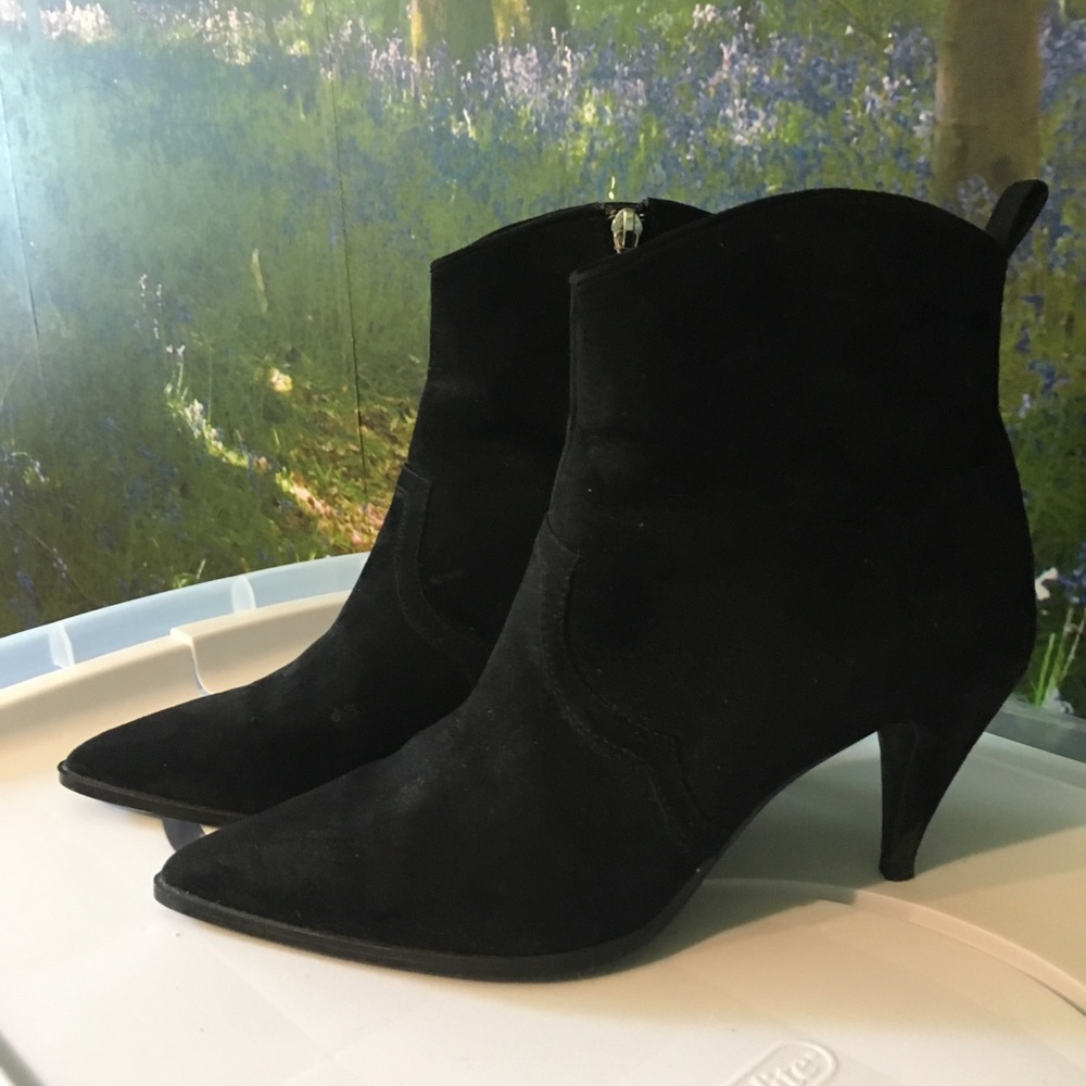 Zara suede ankle boots